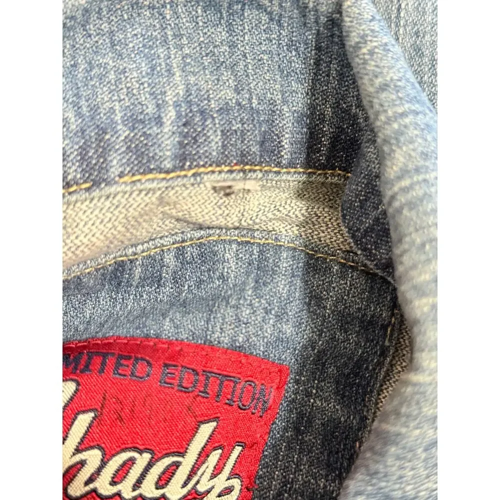 RARE Shady Limited Vintage Y2K Denim Jacket - 8 Mile Eminem Slim Shady - Medium